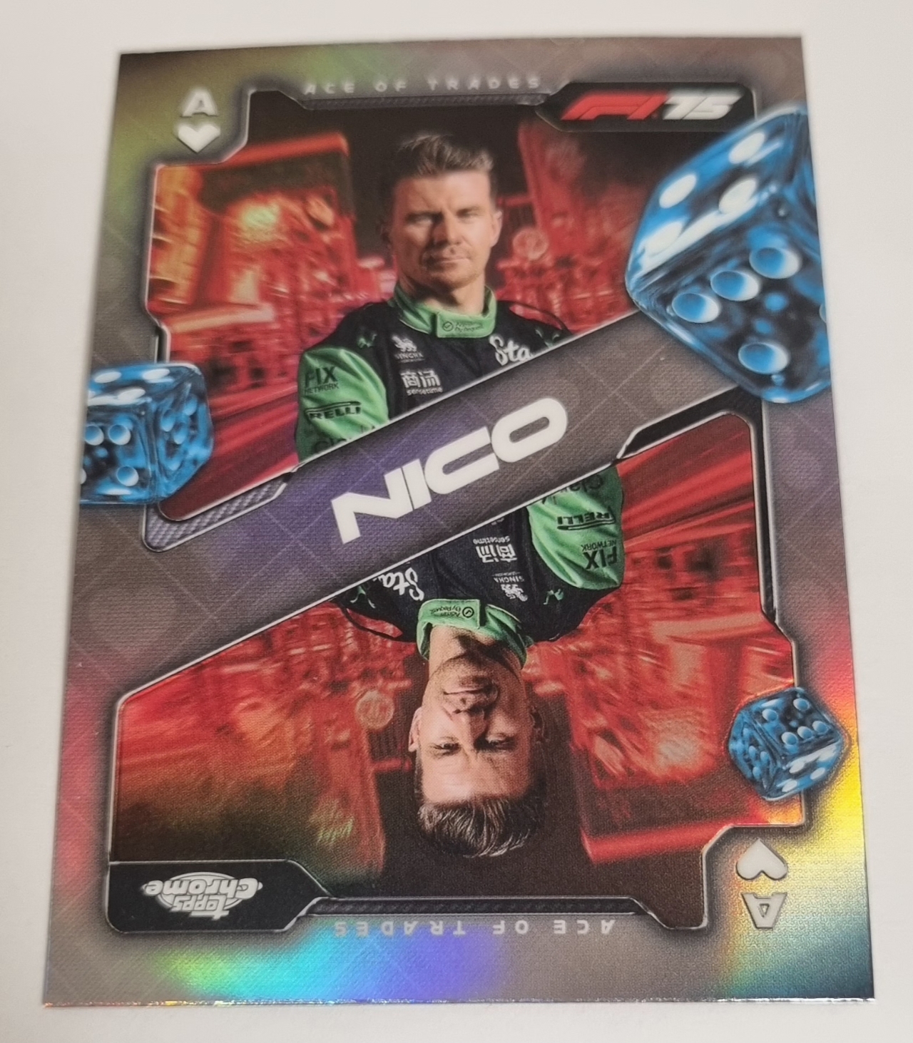 2025 F1 니코 훌켄버그 인서트 카드 TOPPS CHROME 카드 탑스 크롬