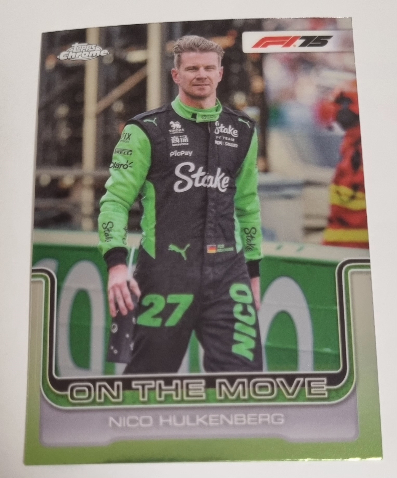 2025 F1 니코 훌켄버그 카드 TOPPS CHROME 카드 탑스 크롬