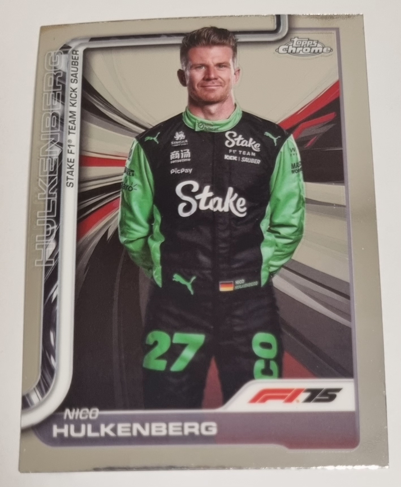 2025 F1 니코 훌켄버그 카드 TOPPS CHROME 카드 탑스 크롬