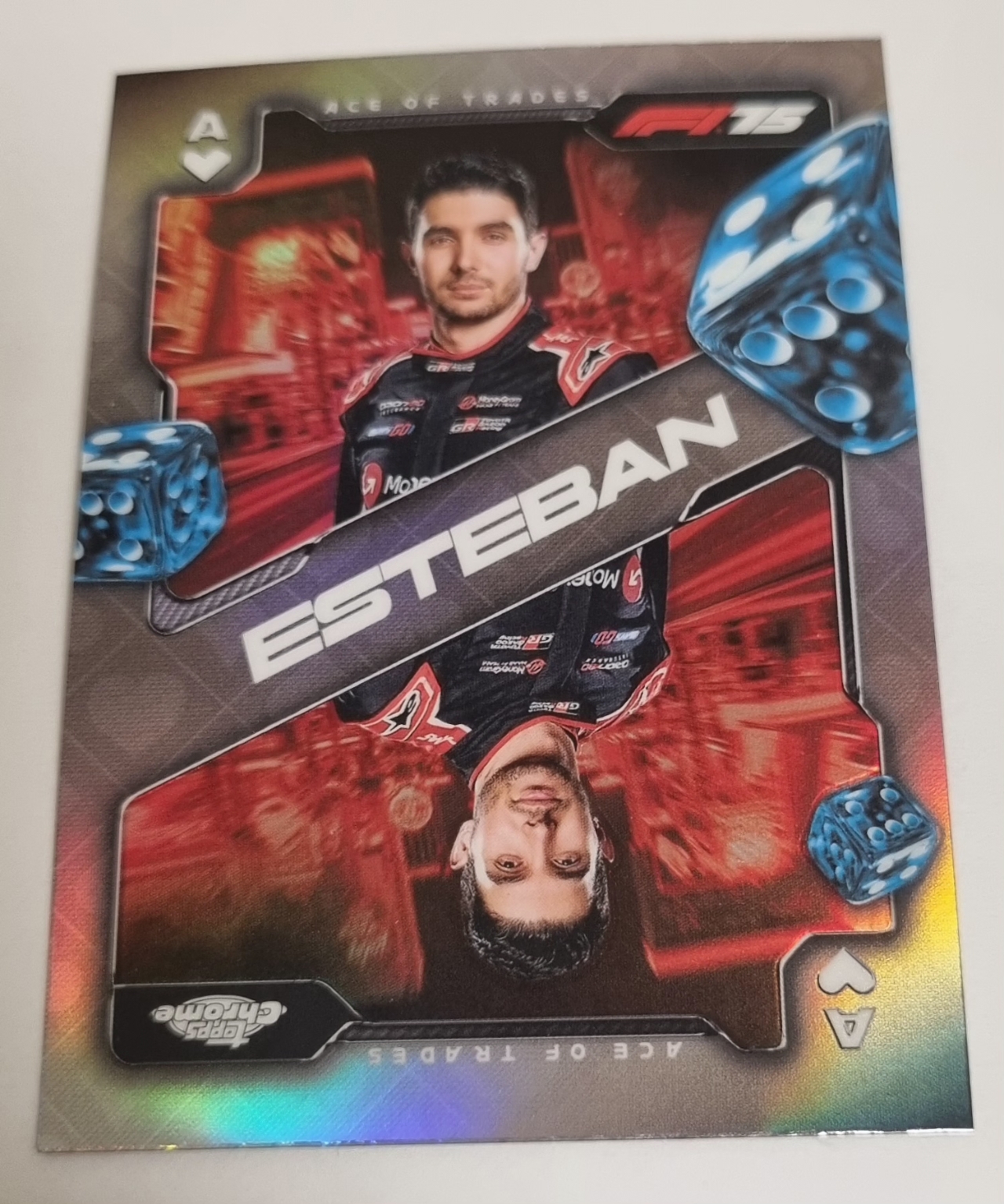 2025 F1 에스테반 오콘 인서트 카드 TOPPS CHROME 카드 탑스 크롬