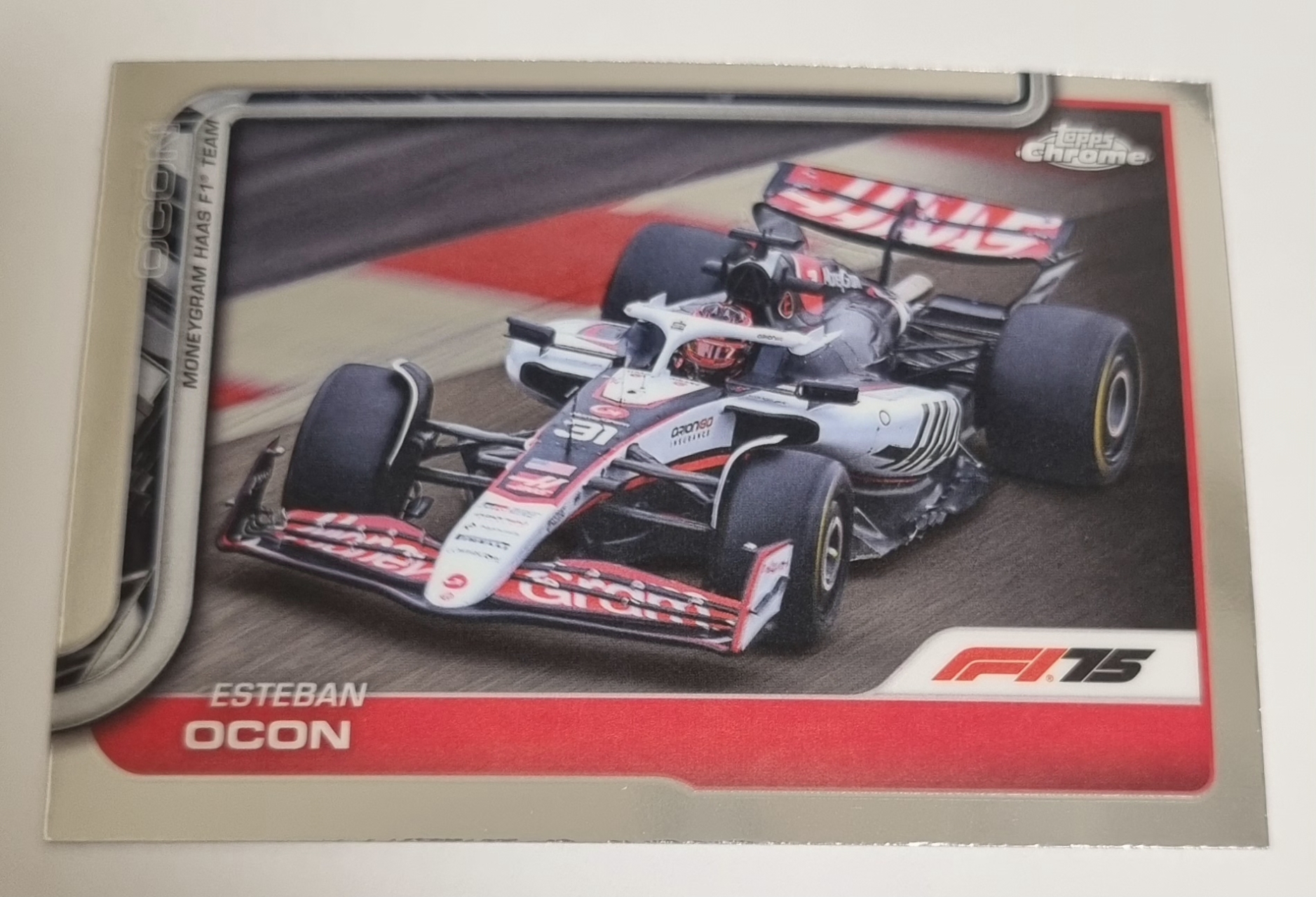 2025 F1 에스테반 오콘 카드 TOPPS CHROME 카드 탑스 크롬