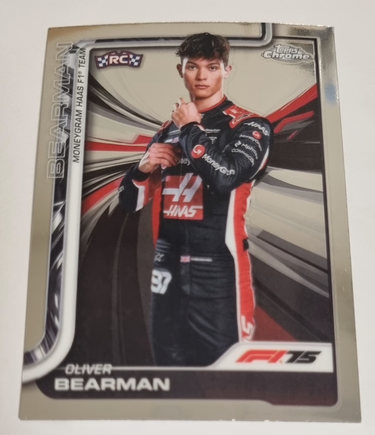 2025 F1 올리버 베어만 카드 TOPPS CHROME 카드 탑스 크롬