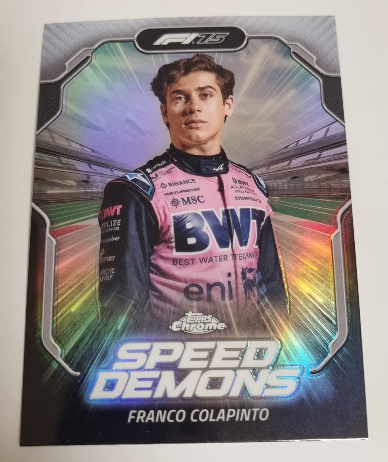 2025 F1 콜라핀토 인서트 카드 TOPPS CHROME 카드 탑스 크롬