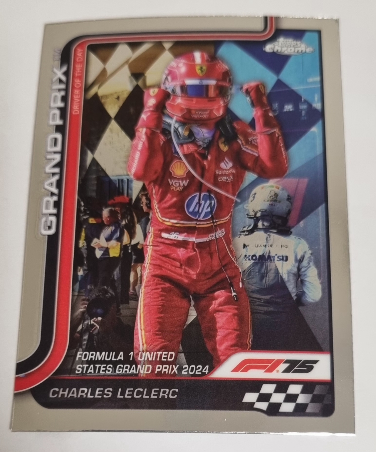2025 F1 샤를 르클레르 카드 TOPPS CHROME 카드 탑스 크롬