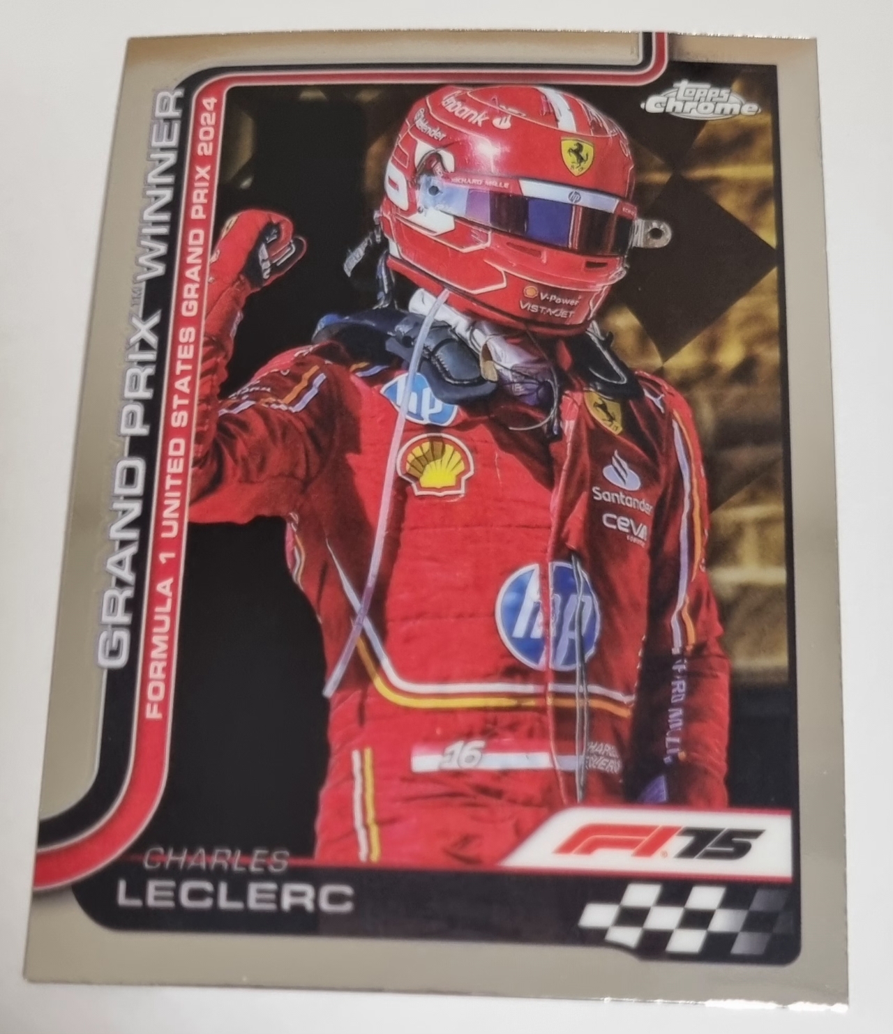 2025 F1 샤를 르클레르 카드 TOPPS CHROME 카드 탑스 크롬