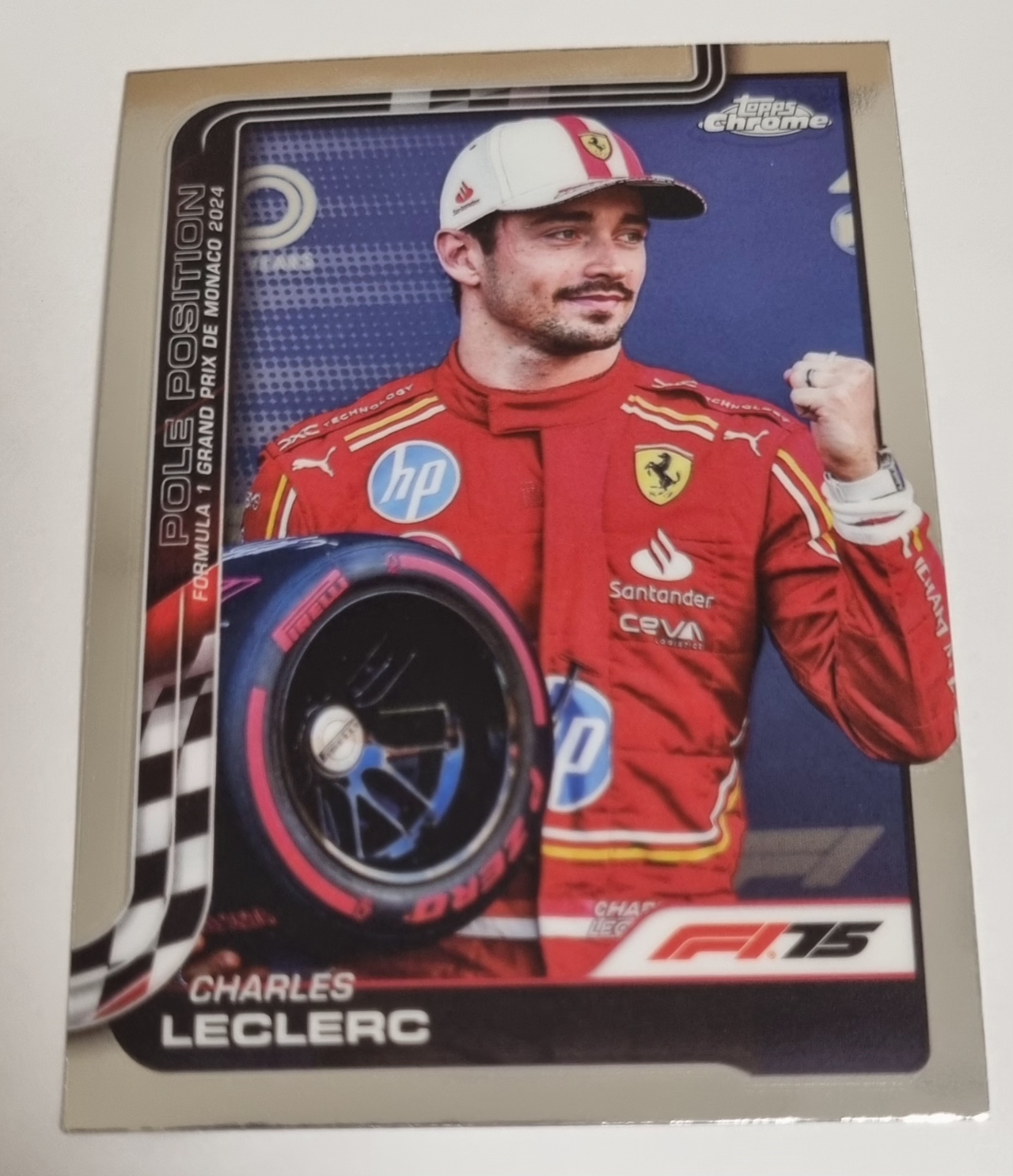 2025 F1 샤를 르클레르 카드 TOPPS CHROME 카드 탑스 크롬