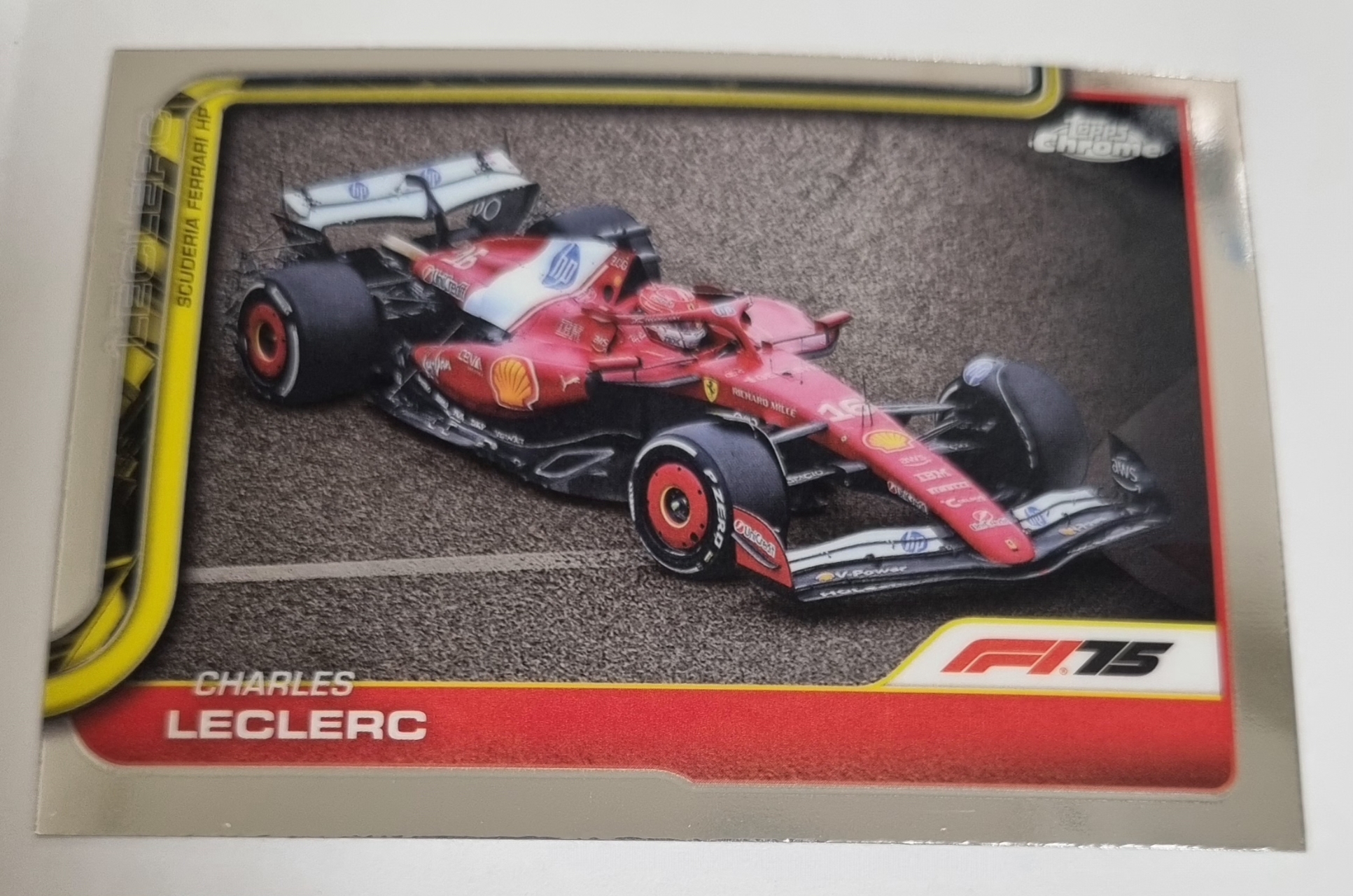 2025 F1 샤를 르클레르 카드 TOPPS CHROME 카드 탑스 크롬