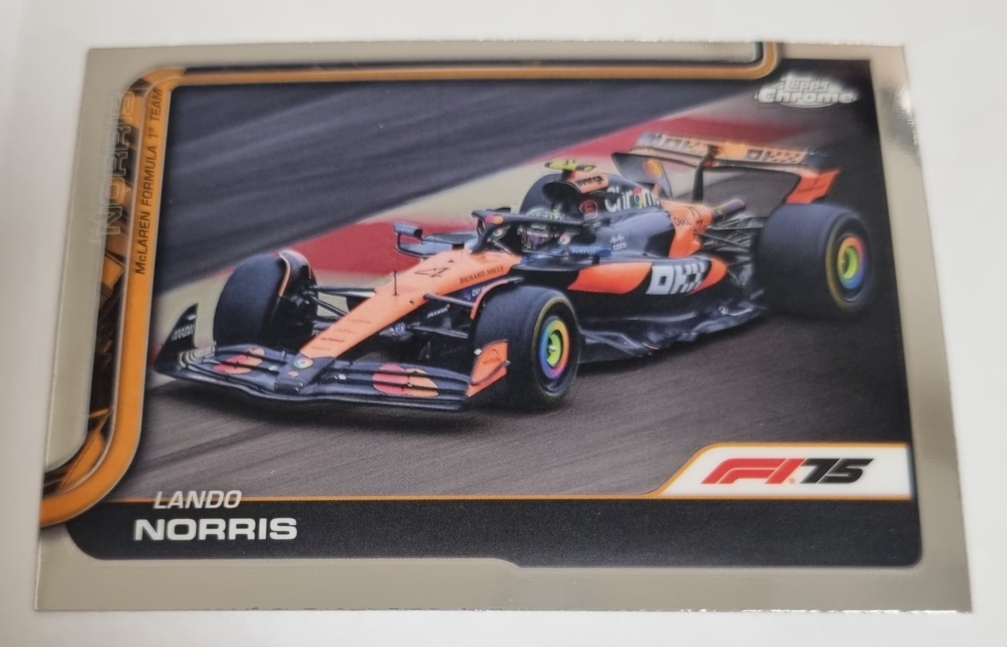 2025 F1 랜도 노리스 카드 TOPPS CHROME 카드 탑스 크롬