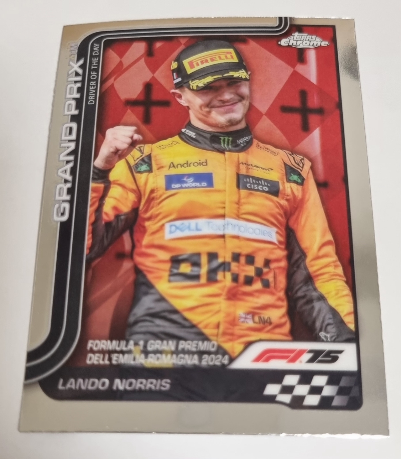 2025 F1 랜도 노리스 카드 TOPPS CHROME 카드 탑스 크롬