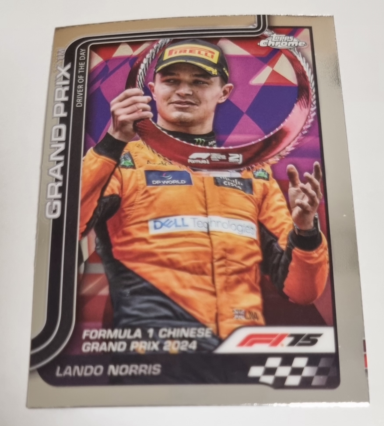 2025 F1 랜도 노리스 카드 TOPPS CHROME 카드 탑스 크롬