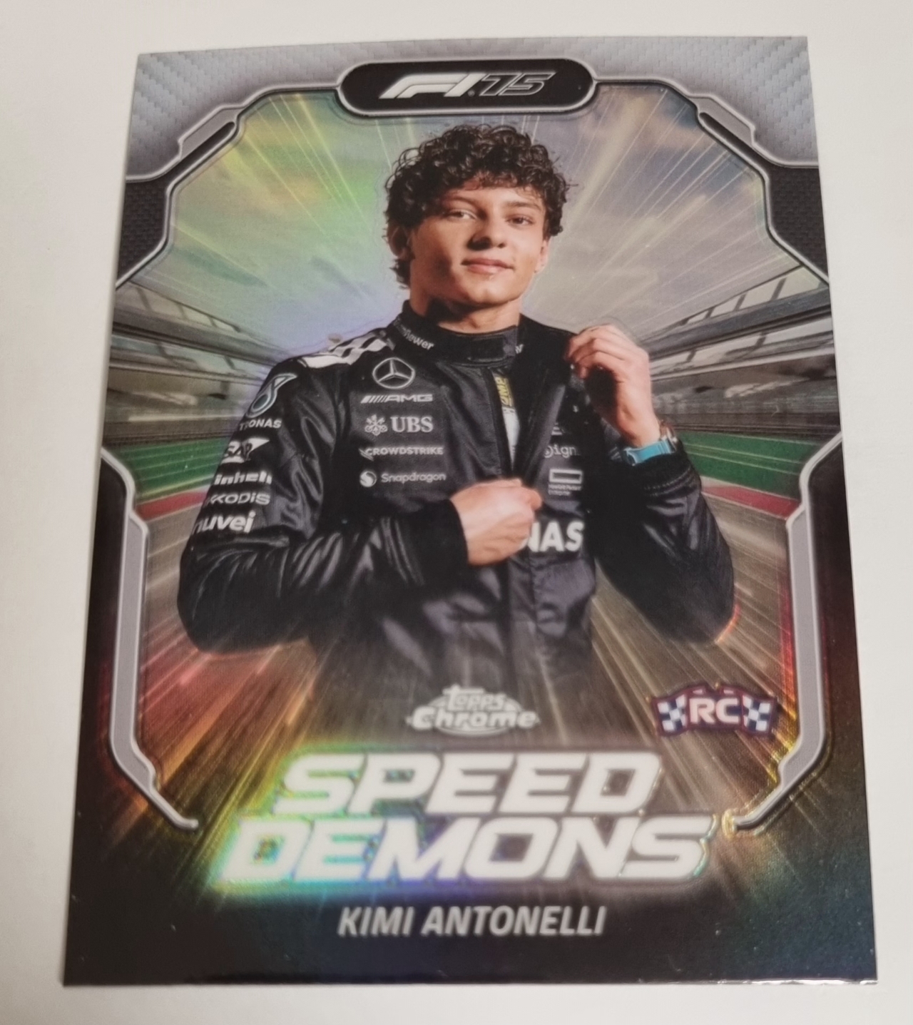 2025 F1 키미 안토넬리 인서트 카드 TOPPS CHROME 카드 탑스 크롬