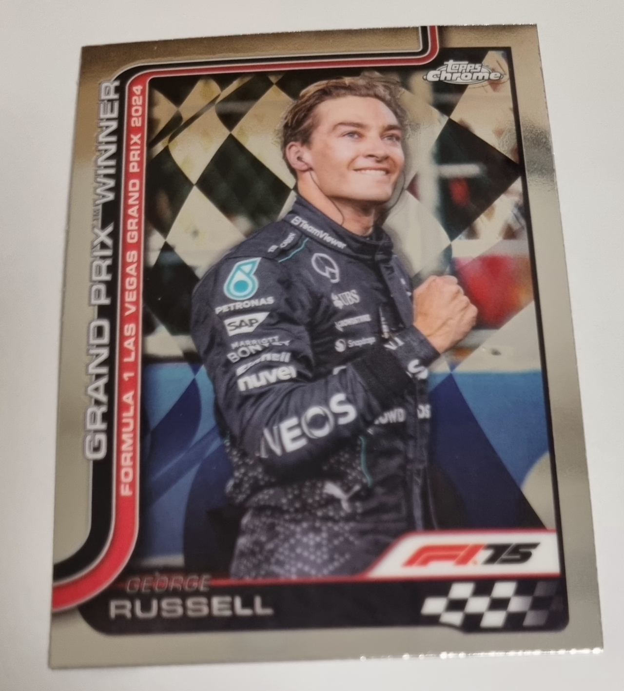 2025 F1 조지 러셀 카드 TOPPS CHROME 카드 탑스 크롬