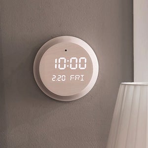무선 LED벽시계 화장실 욕실 방수시계 냉장고 전자 디지털 무타공 주방 흡착 붙이는 건전지