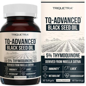 Triquetra 블랙커민 TQ-Advanced 블랙씨드오일 60정 티모퀴논5%