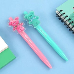 검정 20개입 펜 검정볼펜 중성 필기구 학생 볼펜 중성펜 와사비베어