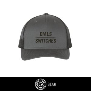 지비알에스 GBRS Group Dials Over Switches Trucker Hat