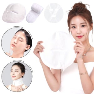 얼굴 스팀 타올 마스크팩 시트 set 페이스 목 보습