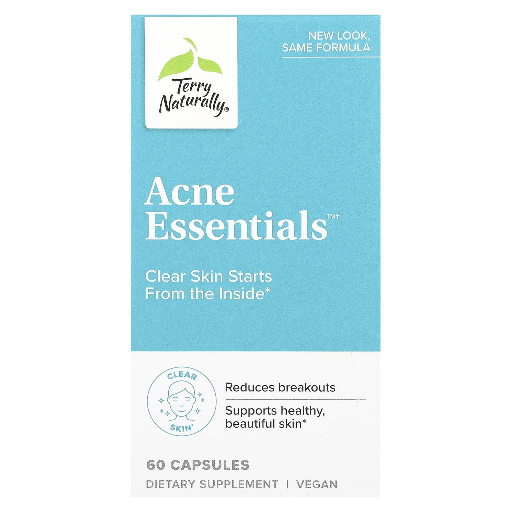 <b>테리내추럴리 피부</b> 비타민A 아연 보스웰리아 60캡슐 Acne Essentials