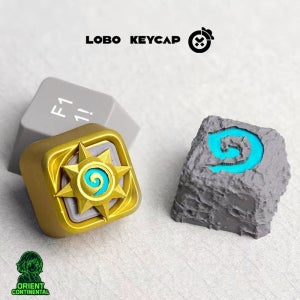 하스스톤 키캡 귀여운 애니 피규어 포인트 키캡 키링 겸용 기계식 키보드 호환 커스텀 꾸미기 키캡