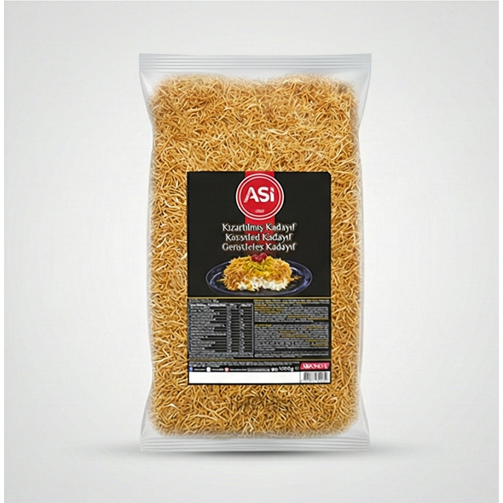 ASI 구운 카다이프면 1kg 아시퀴네페 볶은 카다이프면 두쫀쿠재료 터키산