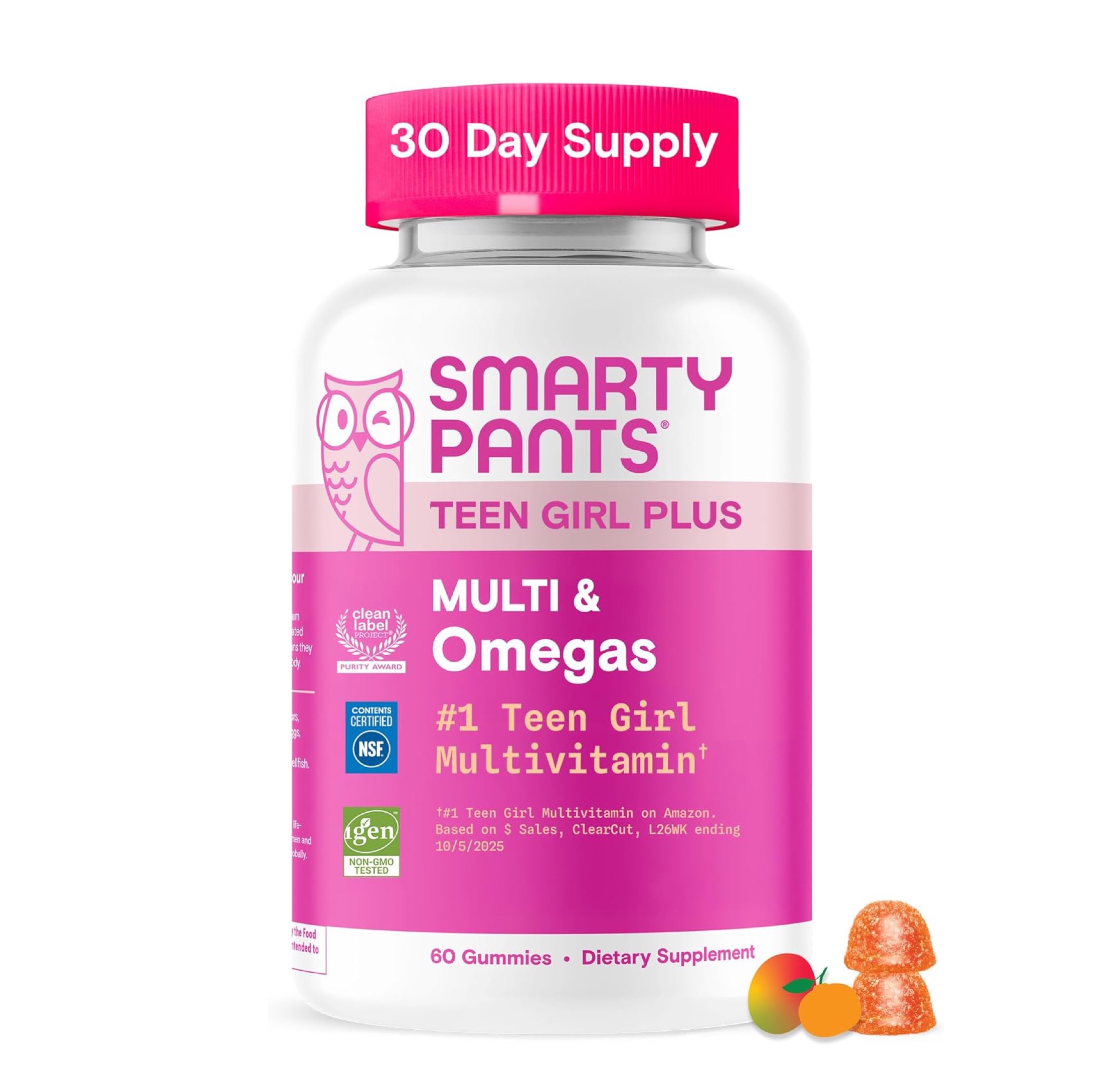 <b>스마티팬츠</b> 틴걸플러스 멀티&amp;오메가 60구미 <b>SmartyPants</b> Teen Girl Plus
