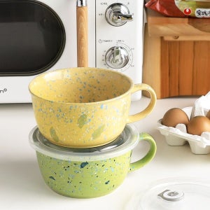 LS 실리콘 밀폐뚜껑 전자레인지 라면기 도자기 그릇 머그