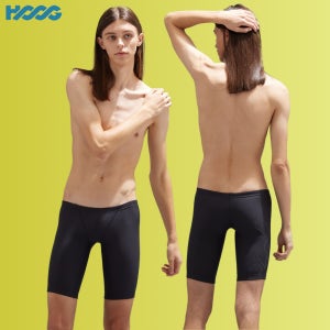 후그 블프 남자 성인 주니어 수영 강습용 5부 탄탄이 실내수영복