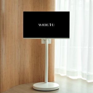 와이드무빙뷰 유무선 삼탠바이미 V3-Air 배터리 셋트 QLED 81cm(32인치) FHD 스마트 이동식 TV 화이트에디션 중소바이미 삼텐바이미