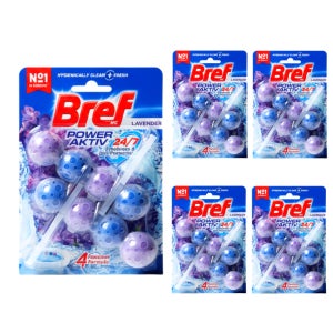 브레프 파워액티브 변기세정제 라벤더 50g 10개 강력세정 탈취
