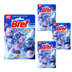 브레프 파워액티브 변기세정제 라벤더 50g 8개 강력세정 탈취