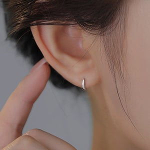 S999 6.1mm 미니 드롭 순은 스터드귀걸이 아르제아