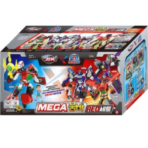 헬로카봇 x 메카드볼 메가붐바 레드 로봇 장난감 세트