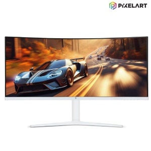 화이트 커브드 WQHD 165 울트라와이드 게이밍 모니터