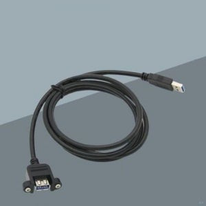 USB 연장 포트 A M/F 핀 변환 케이블 판넬형 1.5m
