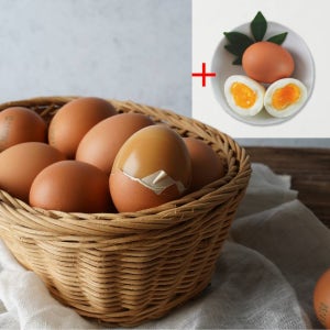 산지 직송 맥반석 훈제란 30구 + 촉촉한 반숙란 30구