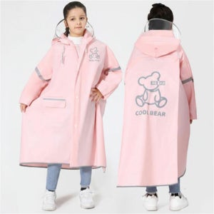 COOL BEAR EVA 판초 우비 레인코트 확장형 투명창 3컬러 4사이즈