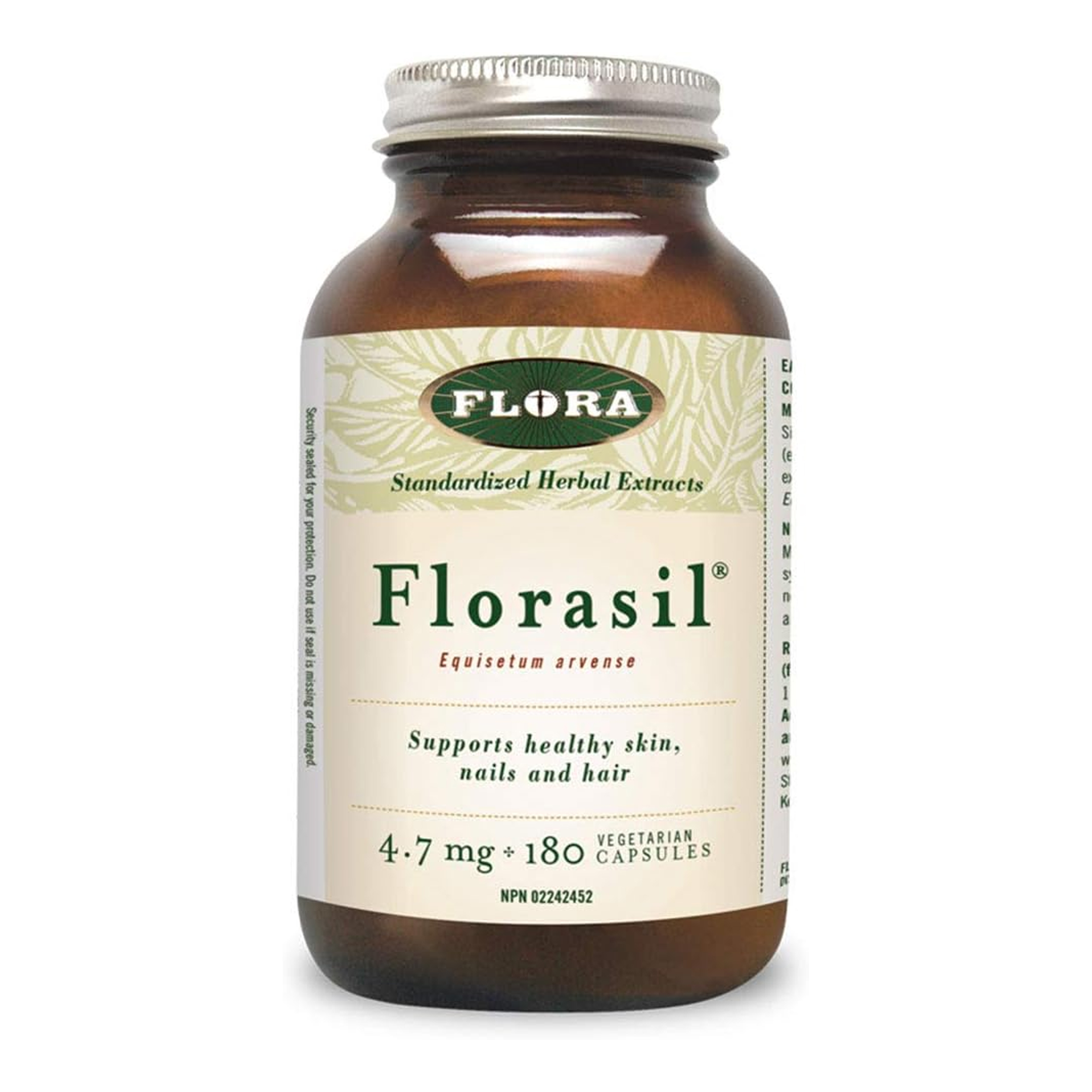 Flora 플로라헬스 플로라실 180정 식물성 캡슐 모발 손톱 피부 관리