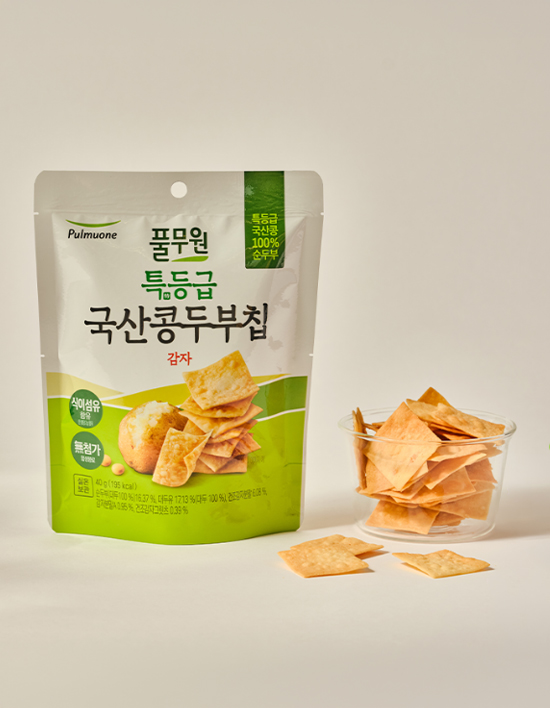 특등급 국산콩 두부칩 감자