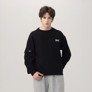 에버라스트 1+1 남자 맨투맨 카고 긴팔티 미니쭈리 티셔츠