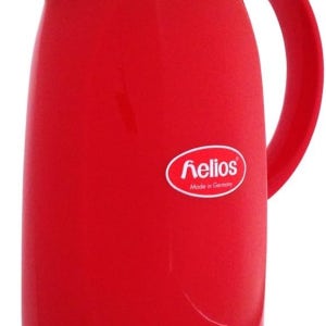 헬리오스 helios 릴렉스 푸쉬 유리 탁상용 보온병 1L 레드