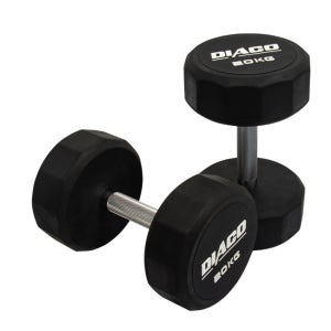 DIACO 12각 RUBBER 덤벨 10kg