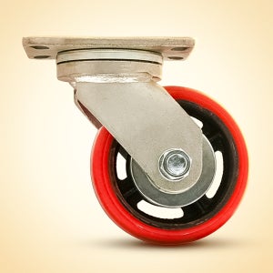 고중량바퀴 단조 6인치(15cm) 720kg 폭 6.4cm 대차바퀴 회전형