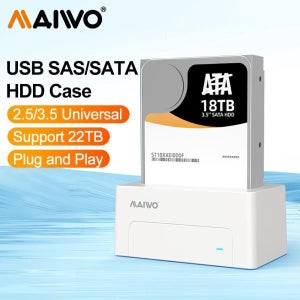 MAIWO SAS 외장하드 케이스 2.5 3.5인치 USB3.0 도킹스테이션