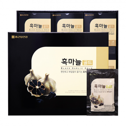 흑마늘 골드 80ml x 60포 면역관리 활력 <b>피로회복</b> 흑마늘즙 흑마늘진액 부모님선물