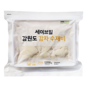 대용량 7인분 강원도 감자수제비 1.05kg, 2개