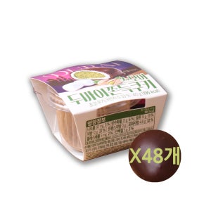 스모어 두바이 쫀득 쿠키 / 두쫀쿠 카다이프 초코쿠키 40g, 48개