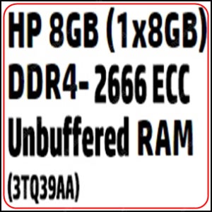 HP Z2 G4 WORKSTATION 정품메모리 HP 8GB DDR4-2666 ECC Unbuffered RAM (3TQ39AA)