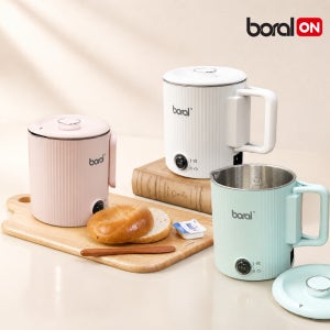 보랄 트래블 스텐 멀티 전기포트 여행용 캠핑용 해외여행 듀얼전압 110V 220V SUS304 BR-W330GF