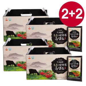 [공식] 지리산 토종 마가목 흑염소 진액 30포, 4개