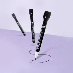 블랙 보드마카 12p 세트 자석지우개